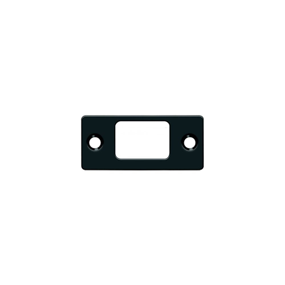 Deltana SP2753U19 Strike Plate; Deadbolt; 2-3/4" x 1-1/4"; Black Finish