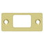 Deltana SP2753U3 Strike Plate; Deadbolt; 2-3/4" x 1-1/4"; Bright Brass Finish