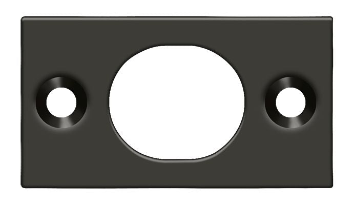Deltana SP6FBU10B Strike Plate For 6" Flush Bolt; Oil Rubbed Bronze Finish Main image