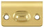 Deltana SPB349CR003 Strike Plate for Ball Catch and Roller Catch; Lifetime Brass Finish