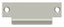 Deltana SPBDB478U15 T- Strike; 4 7/8" x 1-1/4"; Without Hole; Satin Nickel Finish