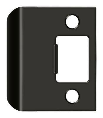 Deltana SPE200U10B Extended Lip Strike Plate; 2" Overall; Oil Rubbed Bronze Finish Main image