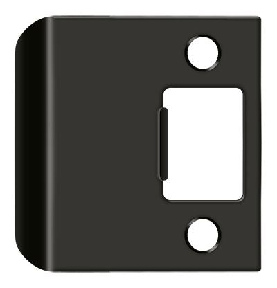 Deltana SPE225U10B Extended Lip Strike Plate; 2-1/4" Overall; Oil Rubbed Bronze Finish Main image