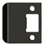 Deltana SPE225U10B Extended Lip Strike Plate; 2-1/4" Overall; Oil Rubbed Bronze Finish