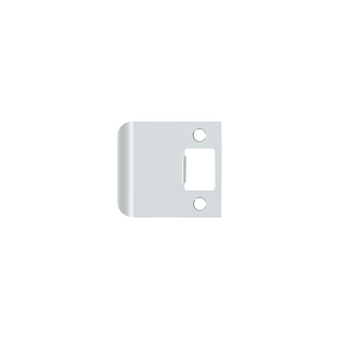 Deltana SPE250U26 Extended Lip Strike Plate; 2-1/2" Overall Bright Chrome Finish Main image