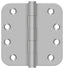 Deltana SS44R5U32D-R 4" x 4" x 5/8" Radius Hinge; Satin Stainless Steel Finish