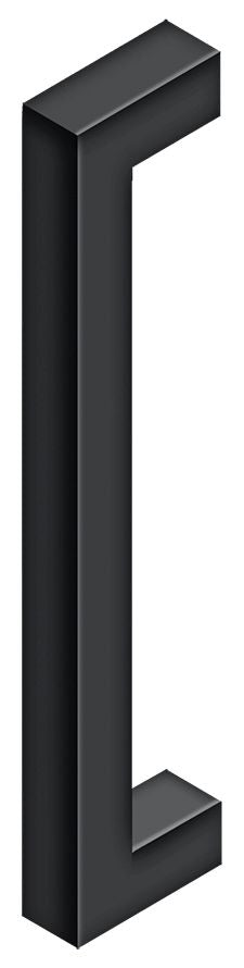 Deltana SSP1210U19 12" Single Side Contemporary Pull Black Finish Main image