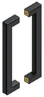 Deltana SSPBB1210U19 12" Back to Back Contemporary Pull Black Finish