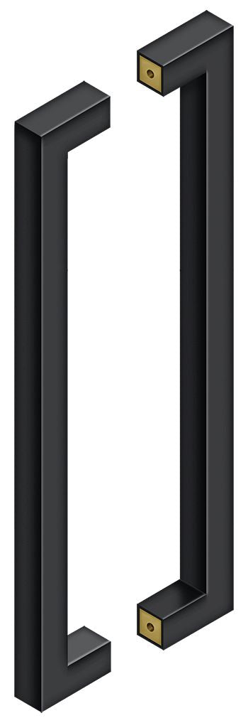 Deltana SSPBB1810U19 18" Back to Back Contemporary Pull Black Finish Main image