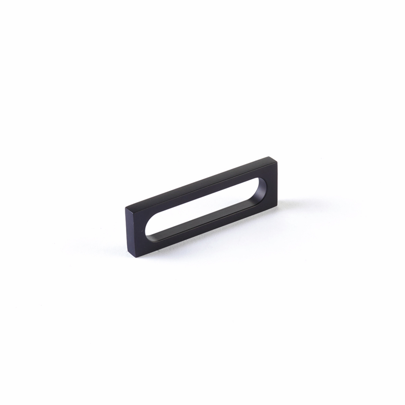 Schaub 10032 - 3-7/8" Cafe Modern Oval Slot Cabinet Pull with 3-1/2" Center to Center