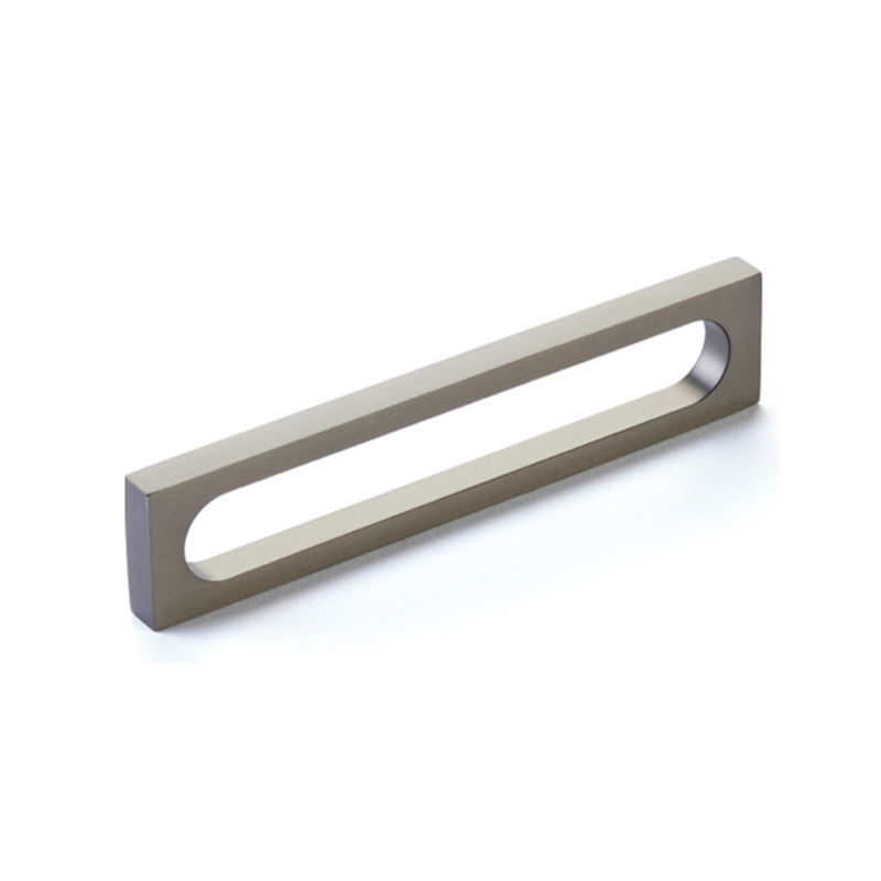 Schaub 10034 - 8-3/8" Cafe Modern Oval Slot Cabinet Pull with 8" Center to Center Main image