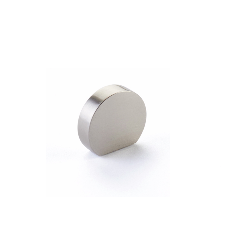 Schaub 10040 - 1" Cafe Modern Oval Cabinet Knob with 7/8" Center to Center Brushed Nickel Finish
