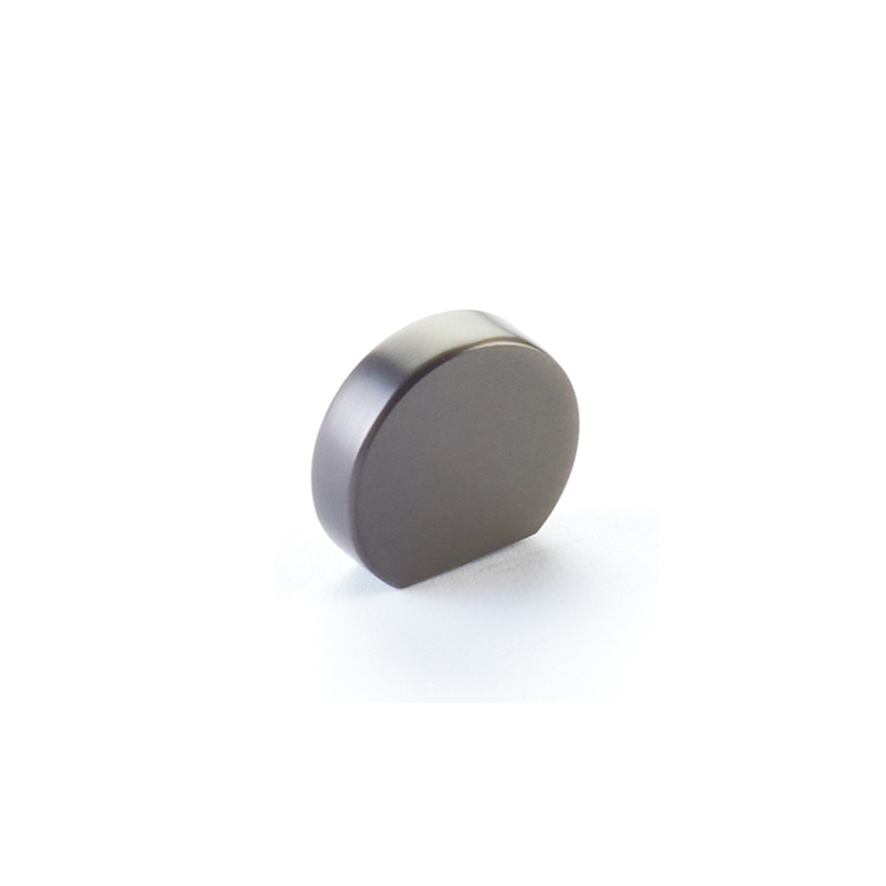Schaub 10040 - 1" Cafe Modern Oval Cabinet Knob with 7/8" Center to Center Brushed Nickel Finish