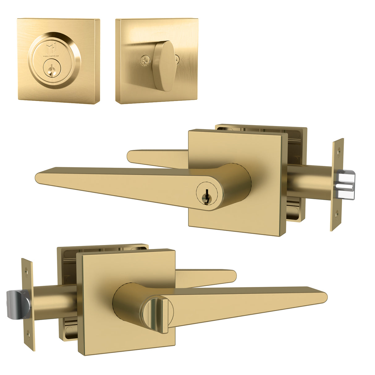 MEGA HANDLES Schein Door Lever Handle Passage/Privacy/Entry/Dummy