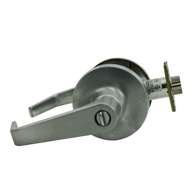 Falcon T511BD626 T Series Small Format Entry / Office Dane Lever Lock Less Core with 23981145 Latch 5164 Strike Satin Chrome Finish Main image