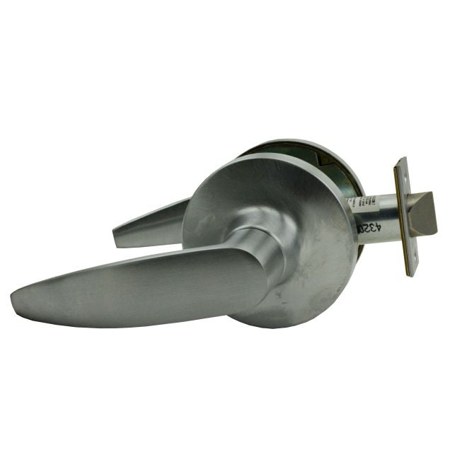 Falcon T581PA626 T Series Storeroom Avalon Lever Lock with C Keyway KD 23981145 Latch 5164 Strike Satin Chrome Finish Main image