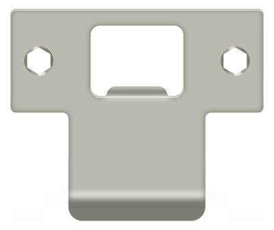 Deltana TSPE225U15 Extended T-Strike (2-3/4" x 2-1/4" ); Satin Nickel Finish