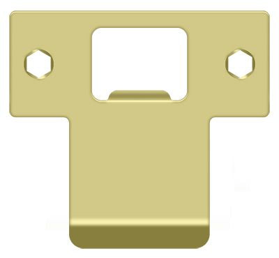 Deltana TSPE250U3 Extended T-Strike (2-3/4" x 2-1/2" ); Bright Brass Finish Main image