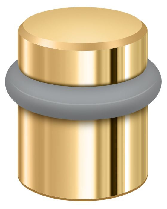 Deltana UFB4505CR003 Round Universal Floor Bumper 1-1/2"; Lifetime Brass Finish Main image