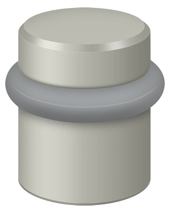 Deltana UFB4505U15 Round Universal Floor Bumper 1-1/2"; Satin Nickel Finish Main image