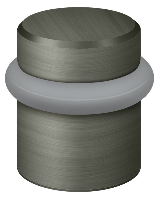 Deltana UFB4505U15A Round Universal Floor Bumper 1-1/2"; Antique Nickel Finish Main image