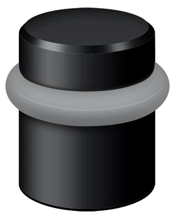 Deltana UFB4505U19 Round Universal Floor Bumper 1-1/2"; Black Finish Main image