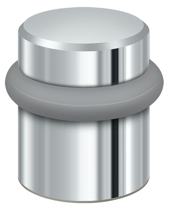 Deltana UFB4505U26 Round Universal Floor Bumper 1-1/2"; Bright Chrome Finish Main image