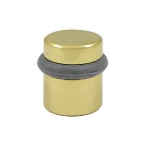 Deltana UFB4505U3-UNL Round Universal Floor Bumper 1-1/2"; Unlacquered Bright Brass Finish Main image