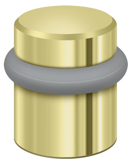 Deltana UFB4505U3 Round Universal Floor Bumper 1-1/2"; Bright Brass Finish Main image