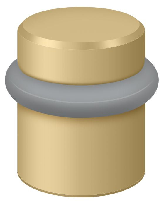 Deltana UFB4505U4 Round Universal Floor Bumper 1-1/2"; Brushed Brass Finish Main image