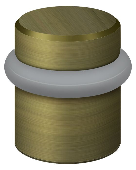 Deltana UFB4505U5 Round Universal Floor Bumper 1-1/2"; Antique Brass Finish Main image