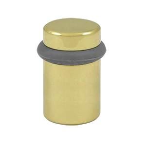 Deltana UFB5000U3UNL Round Universal Floor Bumper 2" Unlacquered Bright Brass Finish Main image