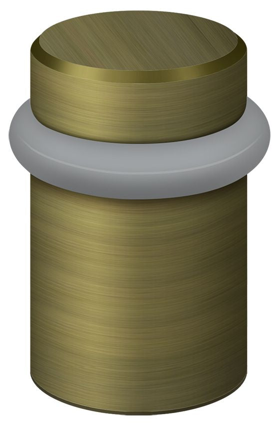 Deltana UFB5000U5 Round Universal Floor Bumper 2"; Antique Brass Finish Main image