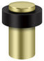 Deltana UFB7500U3-UNL 3" Round Universal Floor Bumper Unlacquered Bright Brass Finish
