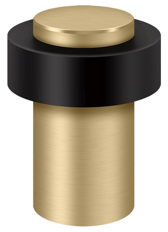 Deltana UFB7500U4 3" Round Universal Floor Bumper Satin Brass Finish Main image