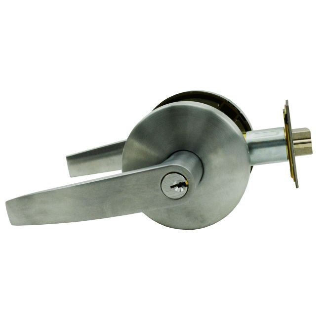 Falcon W511PA626 W Series Office Avalon Lever Lock C Keyway KD with 30197 Latch 30148 Strike Satin Chrome Finish Main image