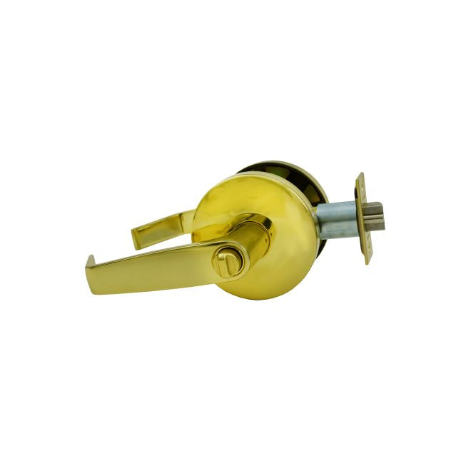 Falcon W511PD605 W Series Office Dane Lever Lock C Keyway KD with 30197 Latch 30148 Strike Bright Brass Finish Main image