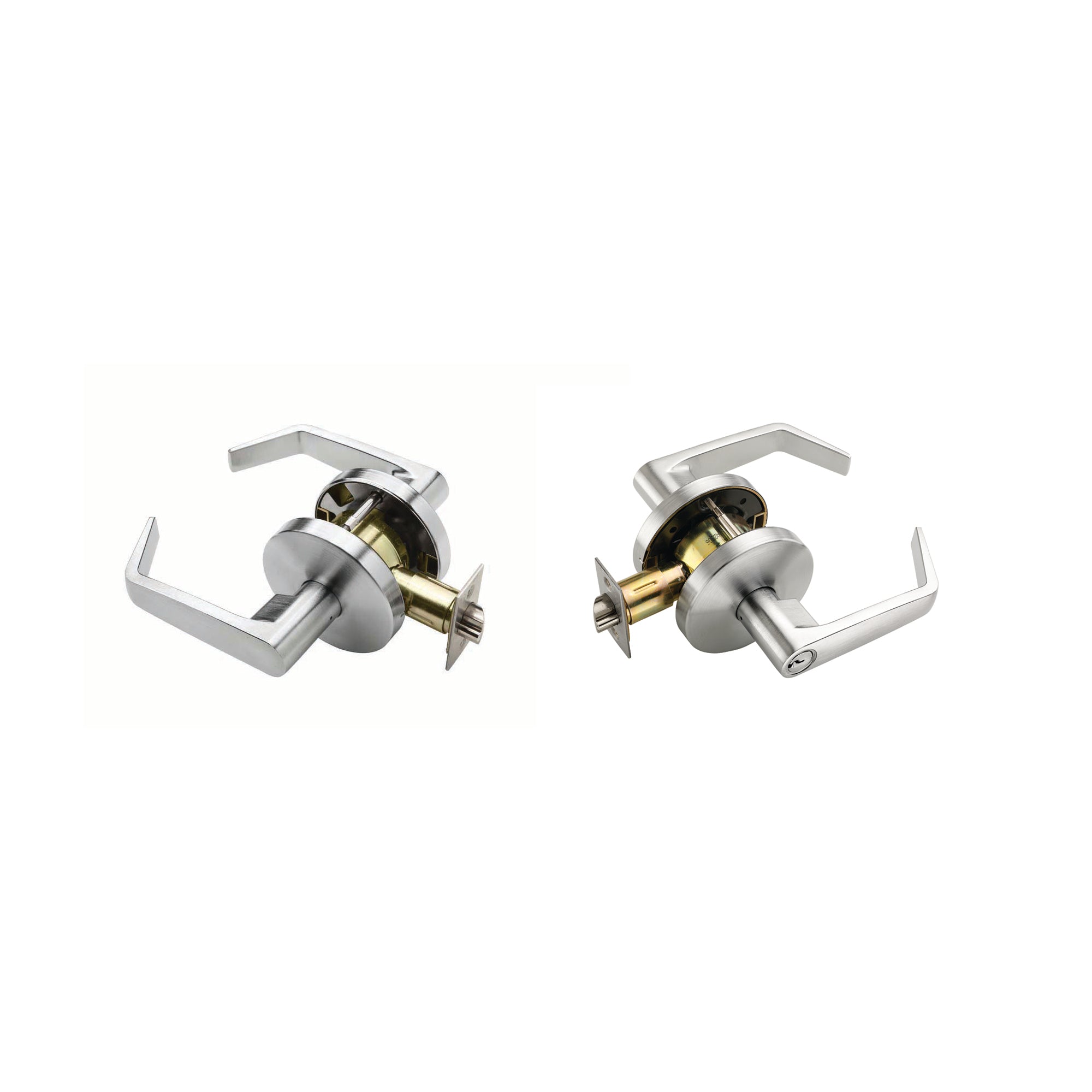 Falcon W561PD626 W Series Classroom Dane Lever Lock C Keyway KD with 30197 Latch 30148 Strike Satin Chrome Finish Main image