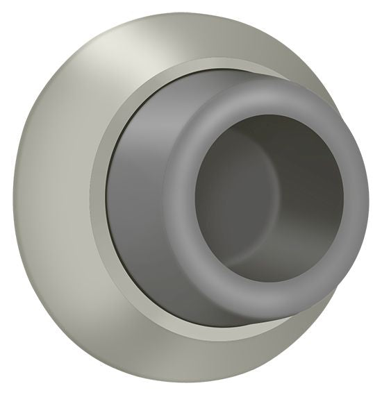Deltana WB178U15 Flush Bumper 1-7/8" Diameter; Satin Nickel Finish Main image