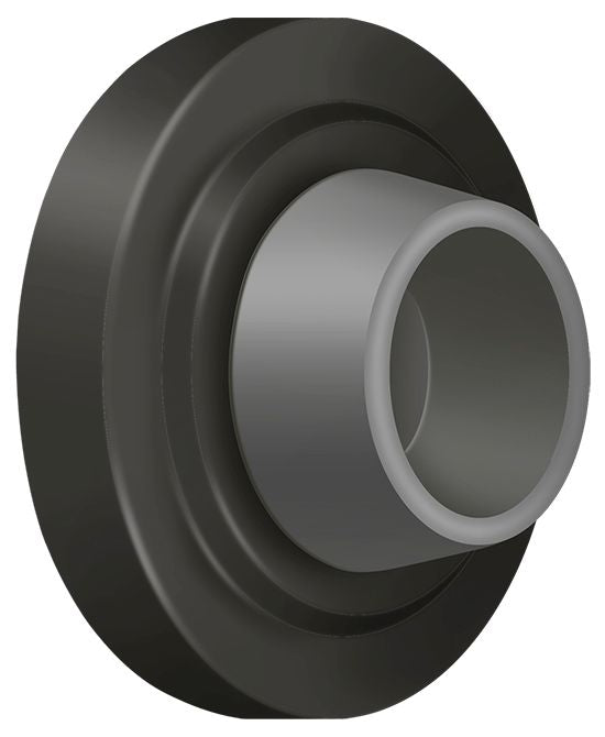 Deltana WB238U10B Concave Flush Bumper 2-3/8" Diameter; Oil Rubbed Bronze Finish Main image