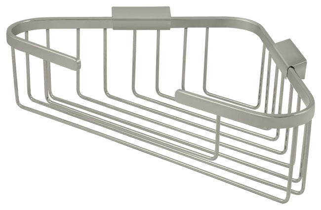 Deltana WBC1310U15 Wire Basket; 13" Corner Basket; Satin Nickel Finish Main image