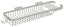 Deltana WBR1850HU15 Wire Basket; 17-1/2" Rect/Com with Hook; Satin Nickel Finish