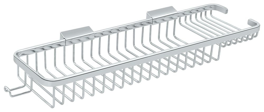 Deltana WBR1850HU26 Wire Basket; 17-1/2" Rect/Com with Hook; Bright Chrome Finish Main image