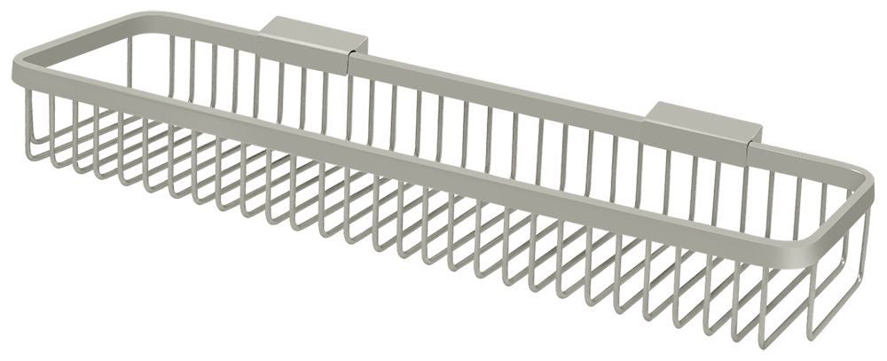 Deltana WBR1851U15 Wire Basket; 18" Rectangular; Satin Nickel Finish Main image