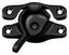 Deltana WL07U19 Window Sash Lock; 15/16" x 2-5/8"; Black Finish