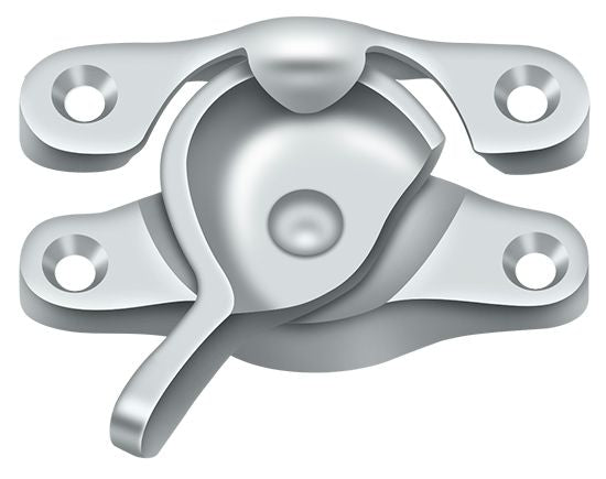 Deltana WL07U26 Window Sash Lock; 15/16" x 2-5/8"; Bright Chrome Finish Main image