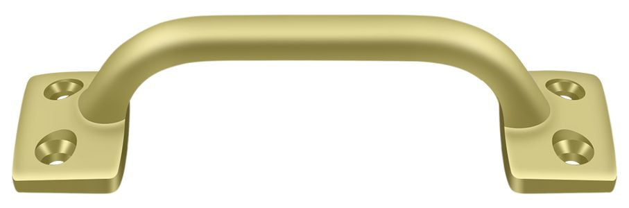 Deltana WP026U3 Pull; 4"; Bright Brass Finish Main image