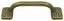 Deltana WP026U5 Pull; 4"; Antique Brass Finish