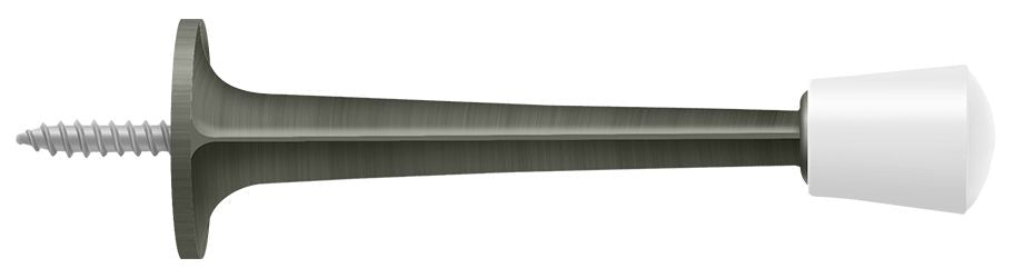 Deltana ZBDS30U15A 3" Baseboard Door Bumper; Zinc Die-Cast; Antique Nickel Finish Main image