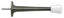 Deltana ZBDS30U15A 3" Baseboard Door Bumper; Zinc Die-Cast; Antique Nickel Finish